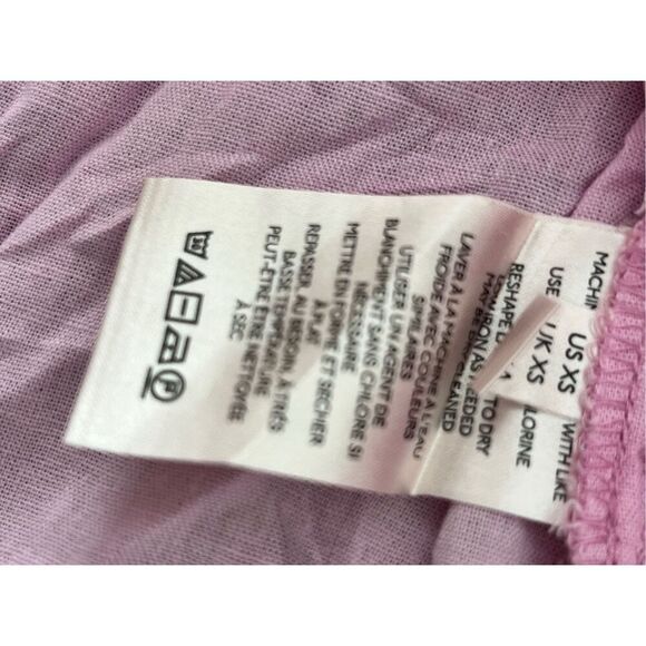 FREE PEOPLE  LINEN Tunic in Pink  Size XS - Picture 8 of 10